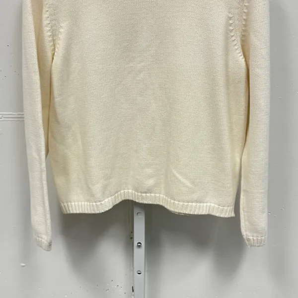 Vintage Splendor Cream White 100% Cotton Turtleneck Sweater Women's XL‎ Canada - Image 4
