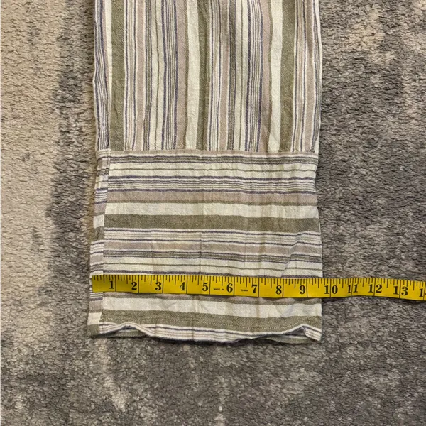 Altar'd State Olive and Cream Striped Jumpsuit with pockets - Image 10