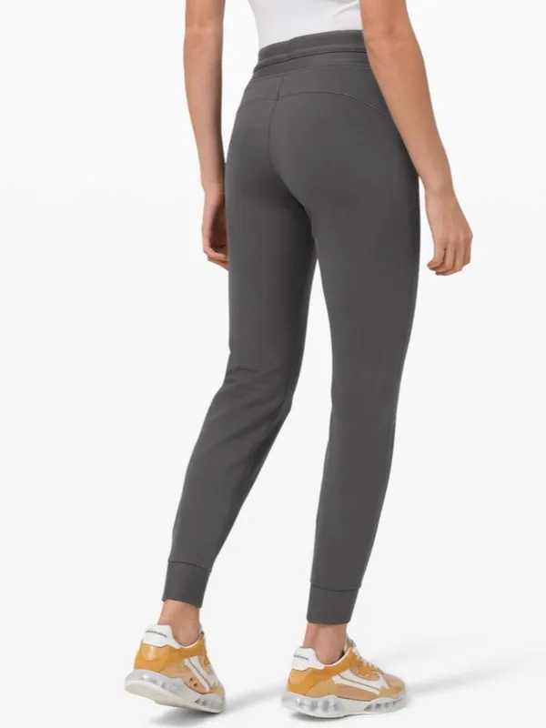 Lululemon Ready to Fleece Jogger 6 Graphite Grey Pima Cotton Stretch Legging - Image 3