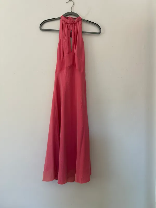 Laundry by Shelli Segal VNTG Silk Princess Diana Vibes Midi Dress - Image 2