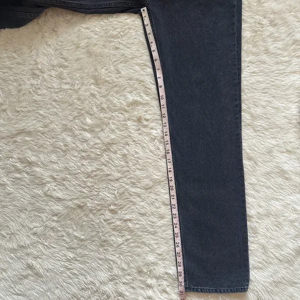 Aritzia Denim Forum Jeans The '90s Joni Hi-rise Loose Jean Black Sz 25 - Image 12