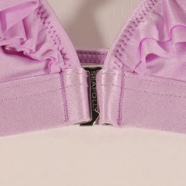 NWT Seafolly X Revolve Shine On Fixed Tri Bikini in Lilac - Image 6