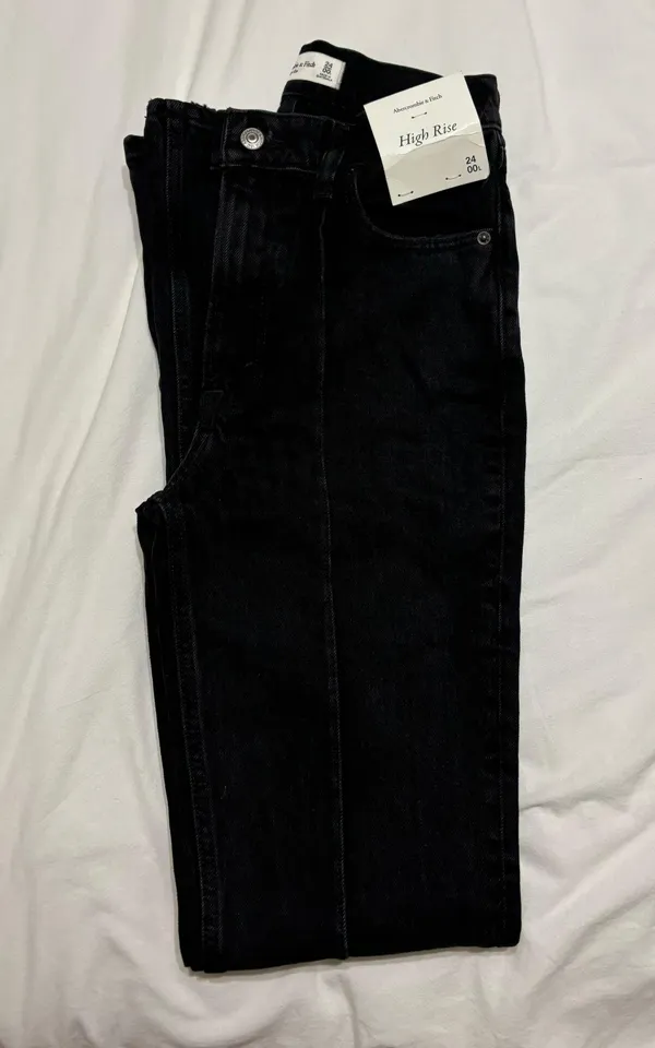 Abercrombie high rise vintage flare jeans - Image 8