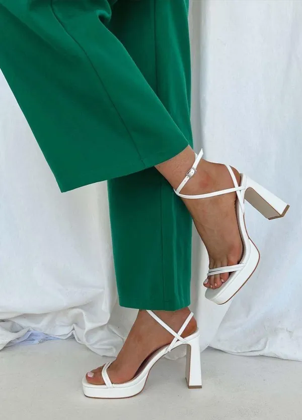 Princess Polly Heels White - Image 2