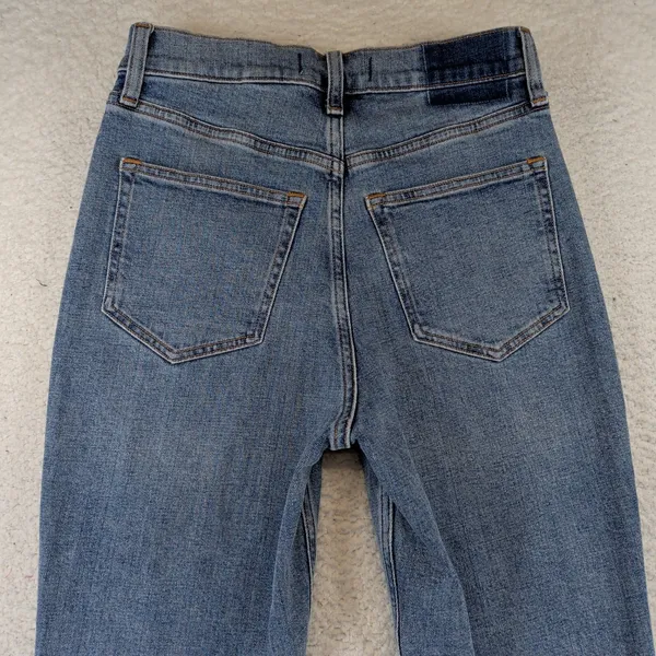 Abercrombie &‎ Fitch Slim Straight Ultra High Rise Jeans Blue Women 25 0L Long - Image 5