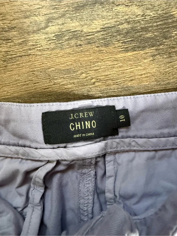 J. Crew Light Mauve Chino Pants size 10 - Image 4