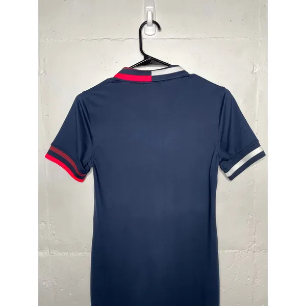 NEW G/Fore Contrast Collar Polo Dress S Twilight Tech Pique Womens Golf Size XS - Image 8