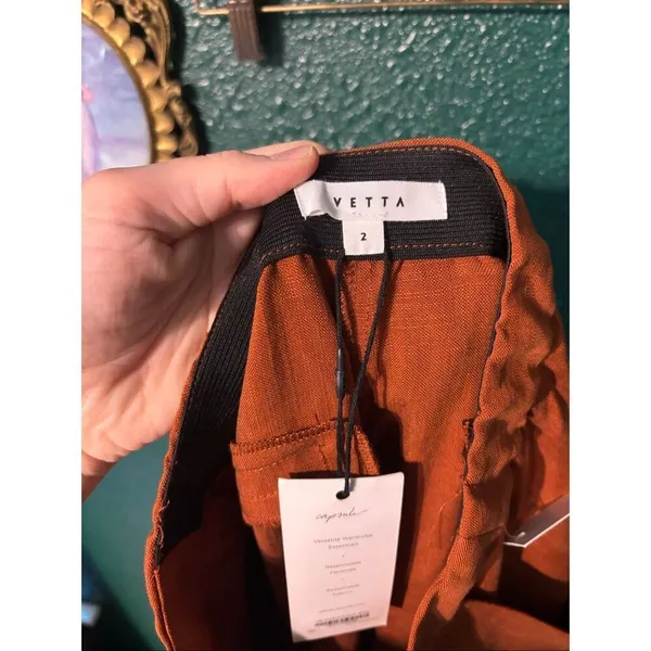 Vetta Burnt Orange Everyday Pant Sz 2 NWT 100% Tencell Ankle - Image 3
