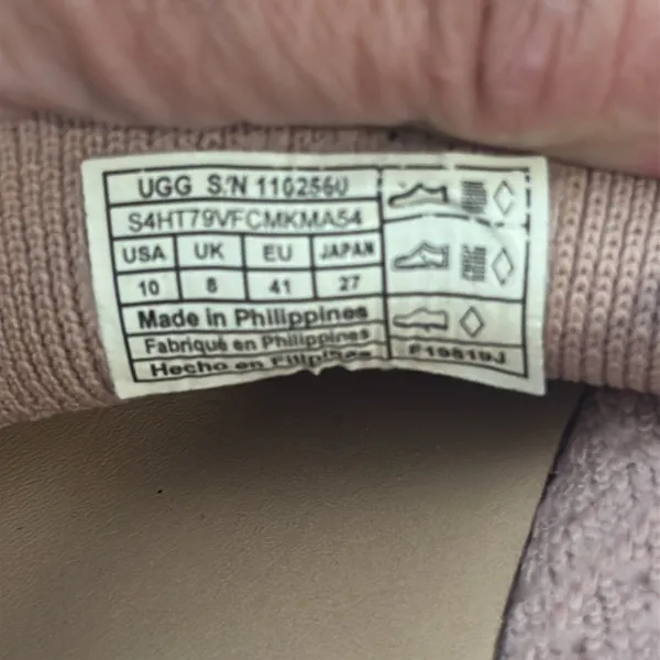 UGG Sammy Wavy Knit‎ Sneaker Pink Size 10 - Image 8