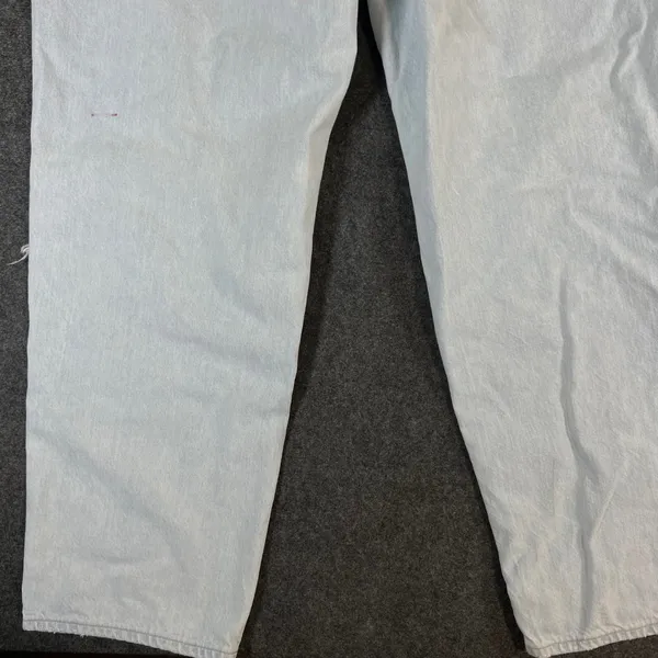Madewell The Perfect Vintage Straight Jeans Light Wash Distressed Size 33 - Image 15
