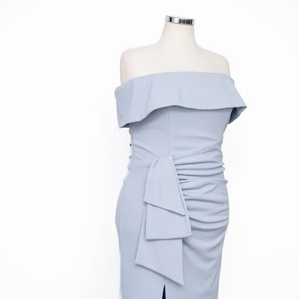 XSCAPE‎ -  Plus Size Off-The-Shoulder Gown Style 3760X - Image 6