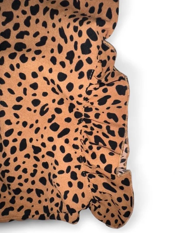 SheIn Maternity Animal-Print Ruffled Sleeve Blouse Top - Image 5