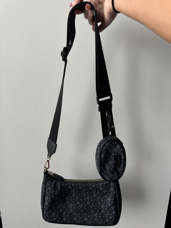 DKNY Monogram Clutch Purse Set Like New - Image 6