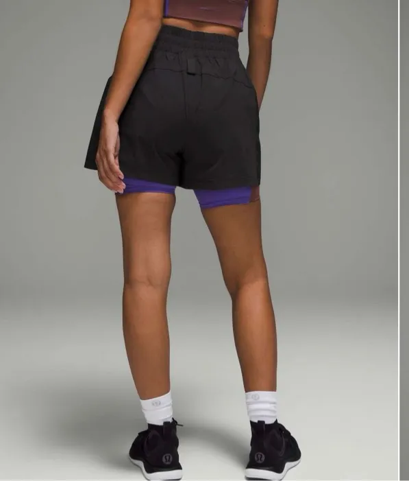 Lululemon Drop-In Pocket High-Rise Hiking Short 4" Black size 6 - Image 10