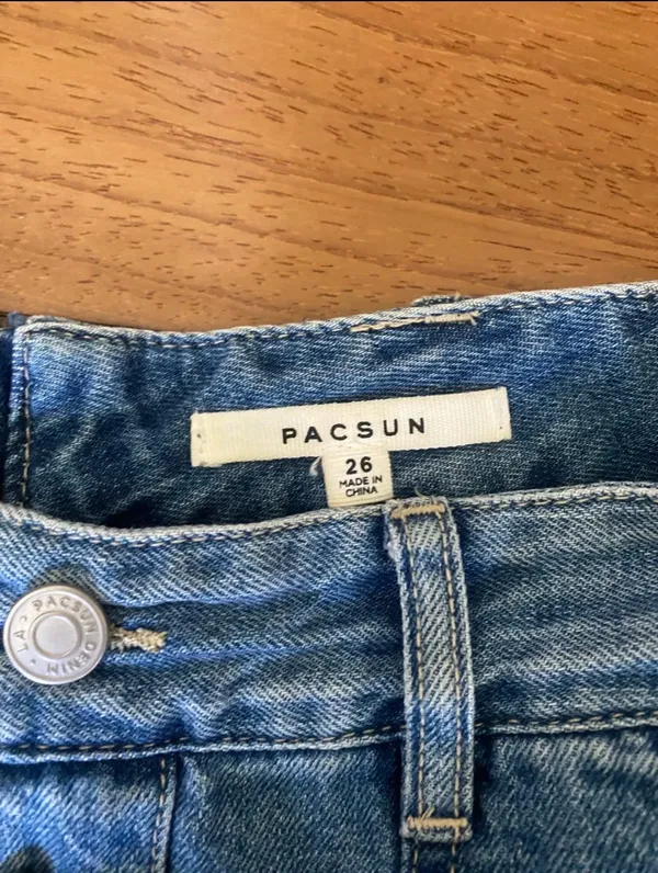 Denim Mini Jean Skirt Blue Size 26 - Image 3