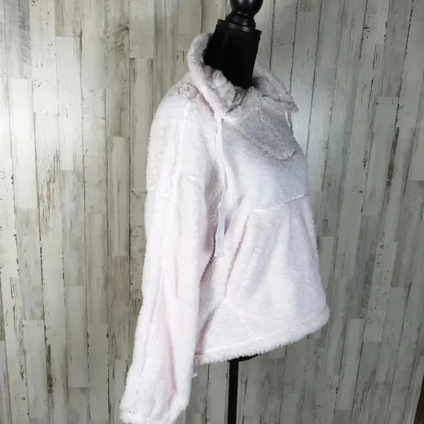 Free People Big Sky Faux Shearling Pullover Jacket - Image 4