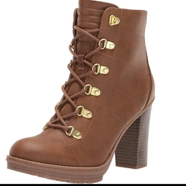 GBG Los Angeles Boots Brown Size 9.5 - Image 8