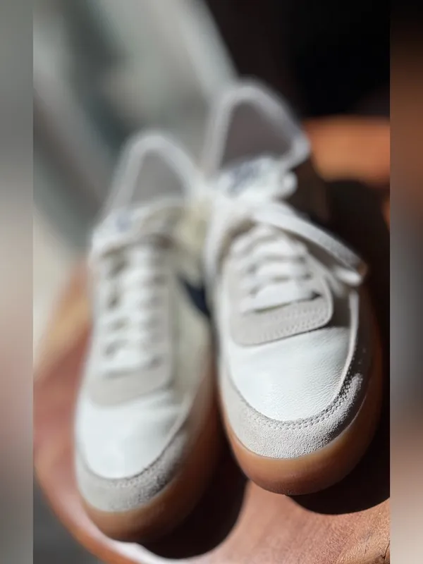 Nike Killshot 2 sneakers featuring a distinct gum rubber sole and navy swoosh 9 - Image 13