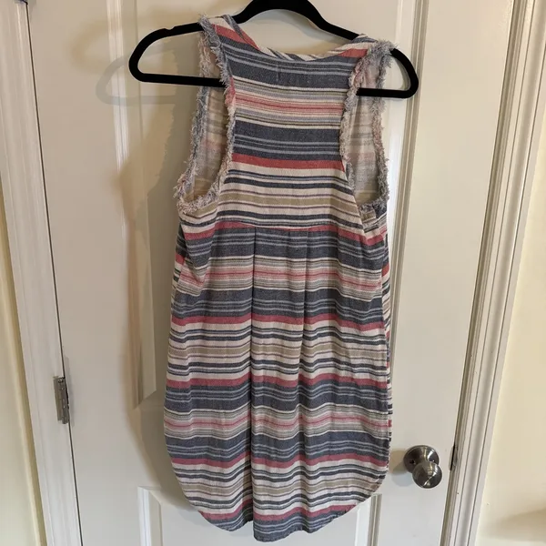 Anthropologie Porridge Striped Sleeveless Shift Dress Size Small - Image 3