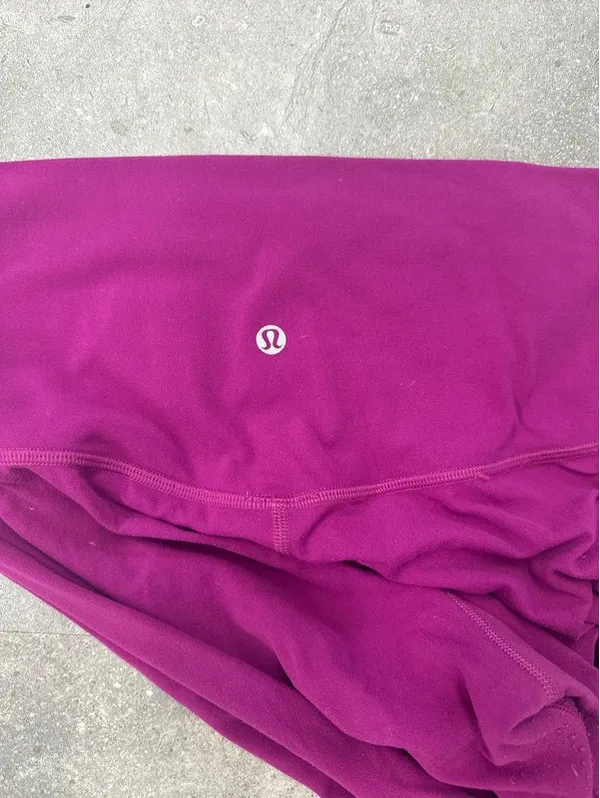 Women’s size 10, Lululemon leggings Purple - Image 5