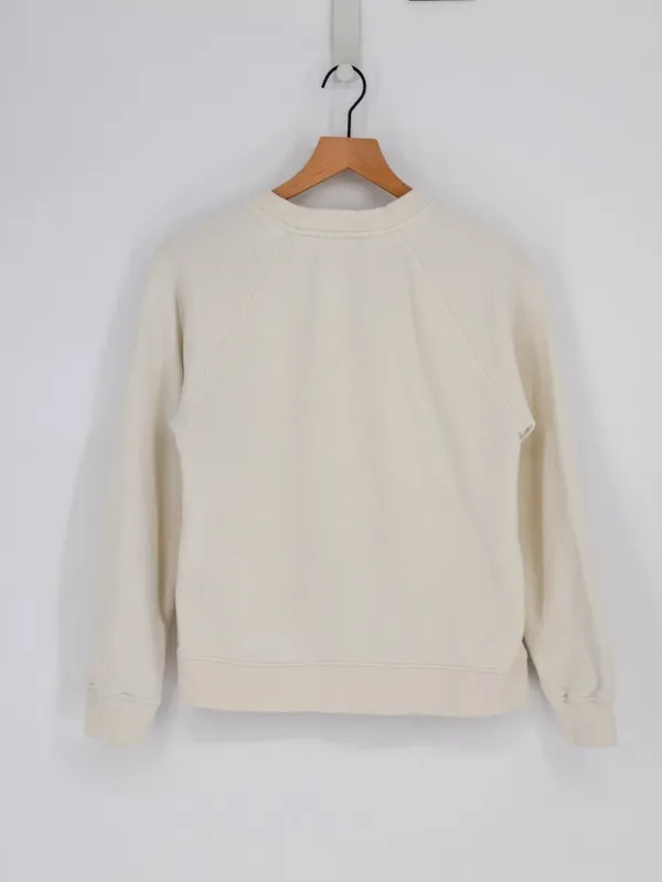 Jenni Kayne Saturday Sweatshirt Crewneck Oatmeal Cream S - Image 3