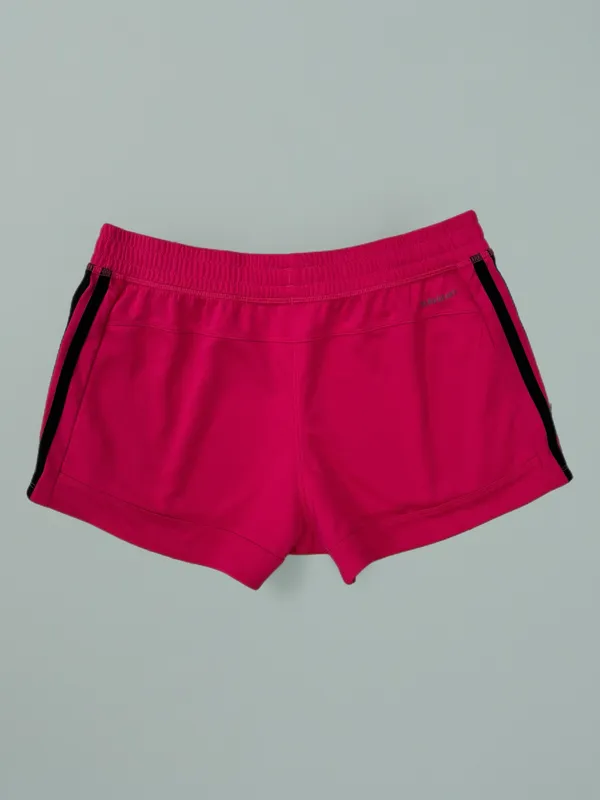 🏋🏻‍♀️ Adidas Athletic Shorts in Hot Pink w/ Black Stripes | Women’s Sz Sm - Image 4