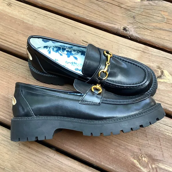 Modern chunky sole loafers 🖤🖤 Black Size 7 - Image 6