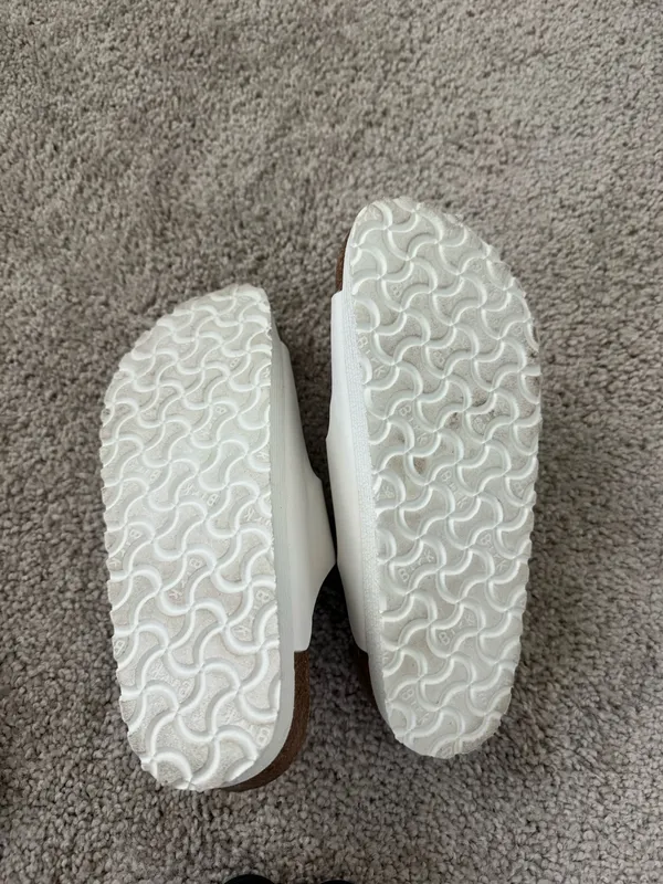 White Platform Birkenstock Papillio - Image 3