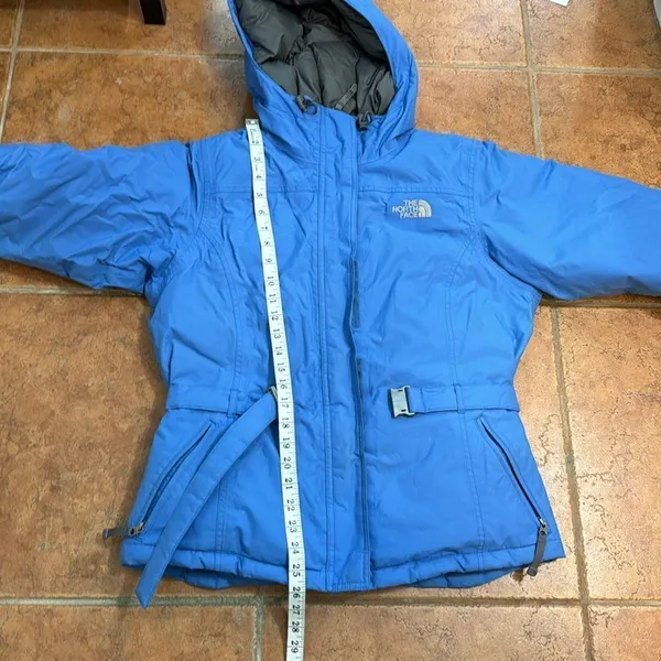 The North Face Puffer Jacket Goose‎ Down Ski Parka Blue size M - Image 8