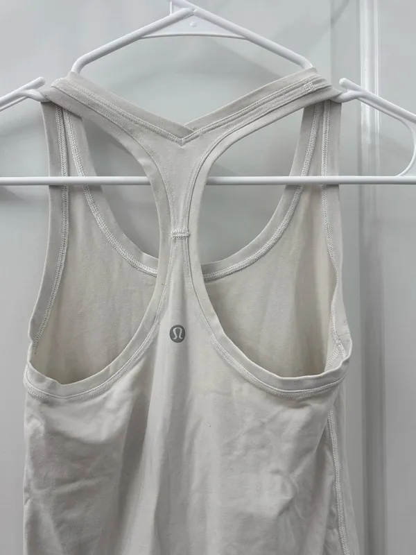 Lululemon racerback tank top white - Image 4