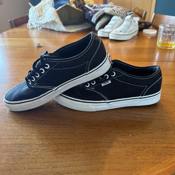 VANS ATWOOD SKATEBOARD SHOE BLACK/WHITE Women’s 8.5 #1 Skateboarding Shoe - Image 8