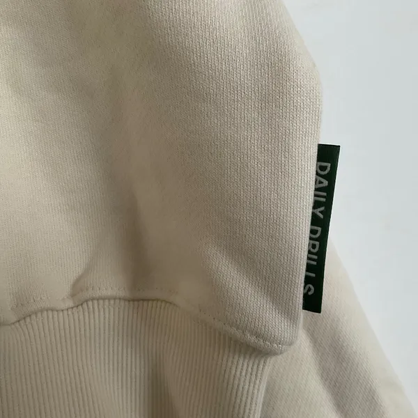 Daily Drills Heavyweight Funnel Neck Double Zip Sand M/L - Image 4