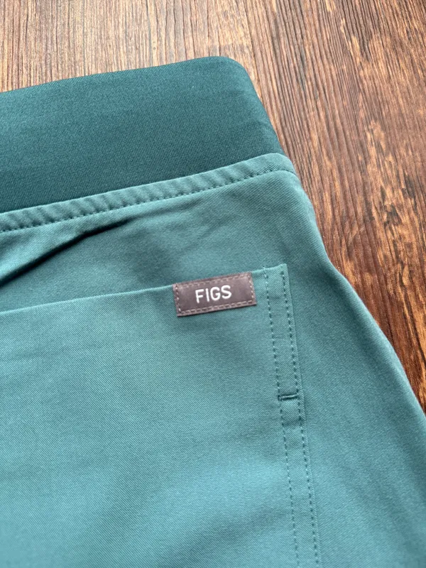 NWT FIGS Women’s Hydrogreen Zamora Jogger Scrub Pants - Size XXS Petite - Image 9