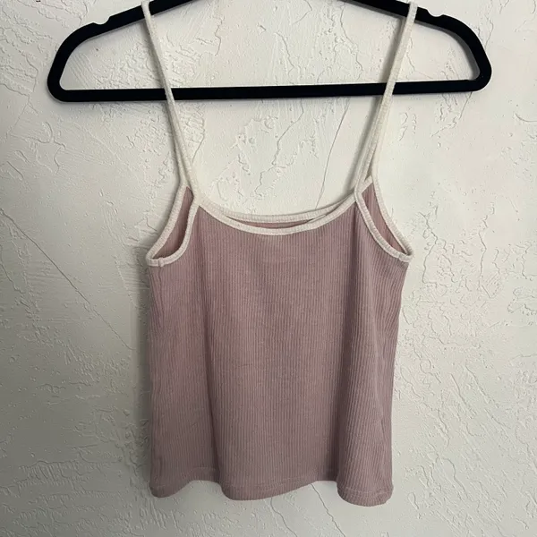 Cropped Pink Purple Tank Top - Image 2