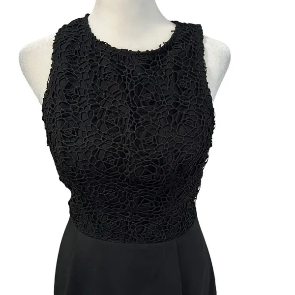 Keepsake The Label Reunion Black Lace Open Back High Low Mini Dress NWT M - Image 5