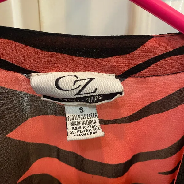Swim Cover‎ Up Size Small Red - Image 4