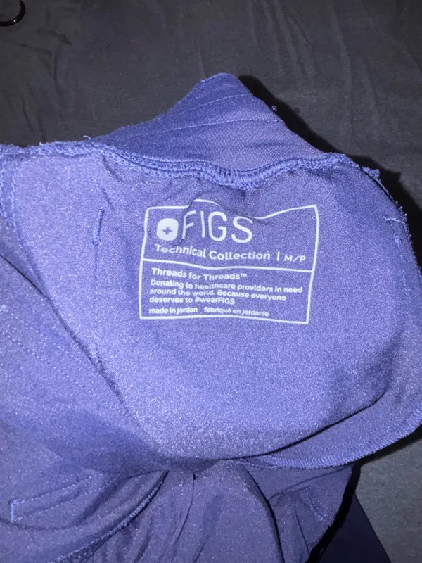 FIGS Straight Leg Scrub Pants | Medium Petite | Excellent Condition - Image 3