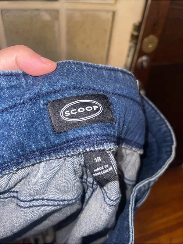 NWT Scoop Denim A-Line Mini Skirt - Size 18 - Image 6