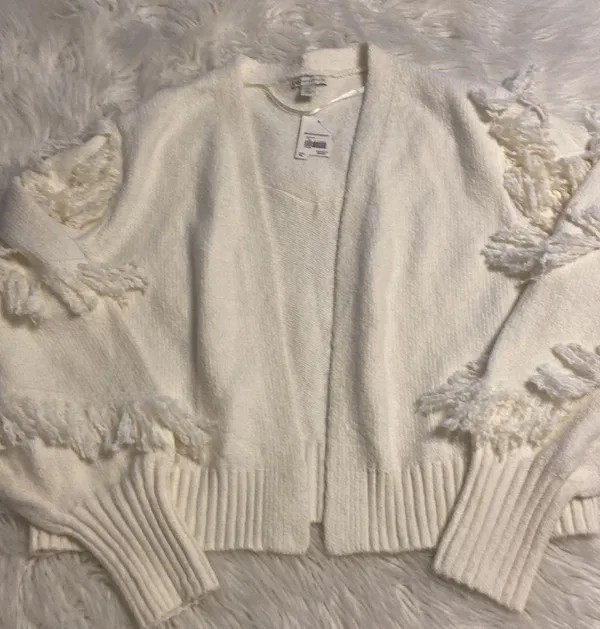 CATO Sweater size XL so beautiful and unique brand new color white/off - Image 11