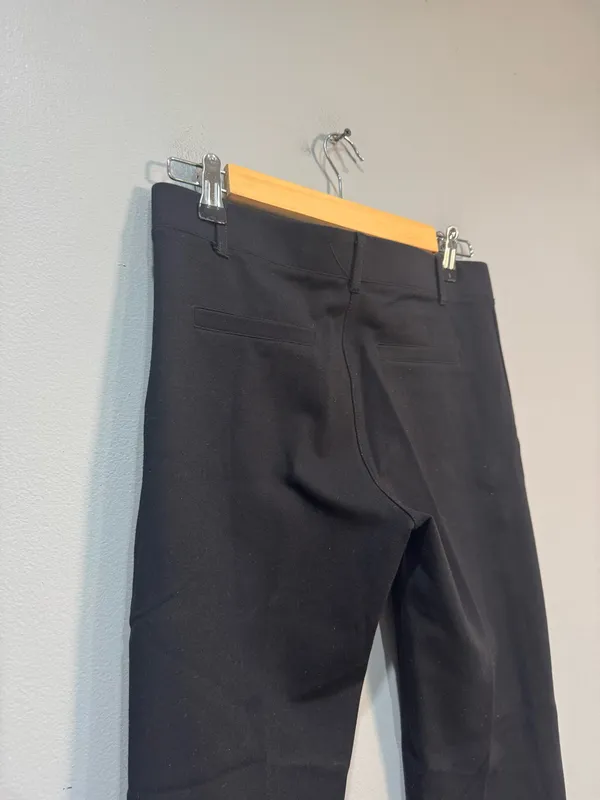 Black Betabrand Cropped Stretch Yoga Work Pants Size S EUC - Image 4