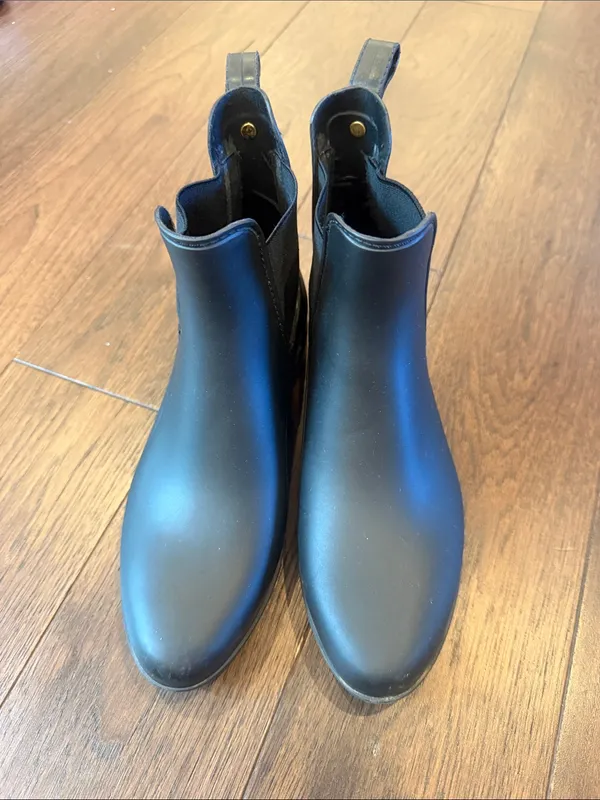 Sam Edelman Tinsley Black Rubber Rain Boots Size 7 - C54-100 - Image 3