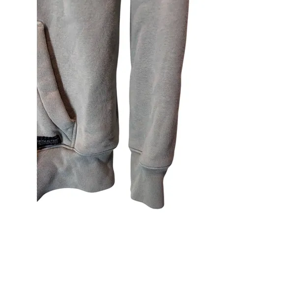 Hollister Women's Full Zip Hoodie Sage Olive Green Size XS - Image 7