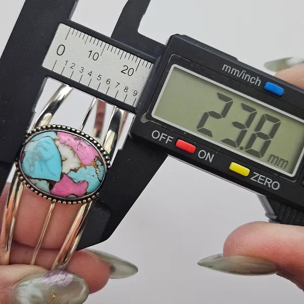 Cotton Candy Turquoise Bangle - Image 3