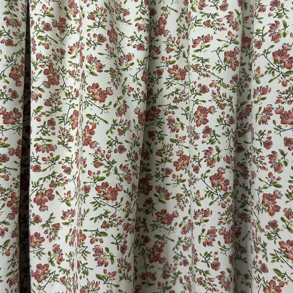 Bohme Ivory Smocked Floral Print Mini Dress Women Small Romantic Prairiecore - Image 8