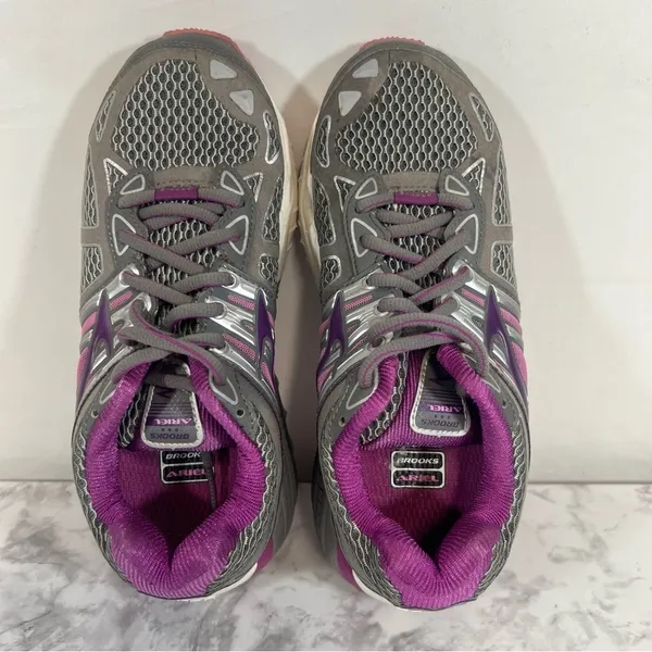 Brooks Ariel 14 Women's Shoe Purple and Silver Size 6 #958 - Image 7