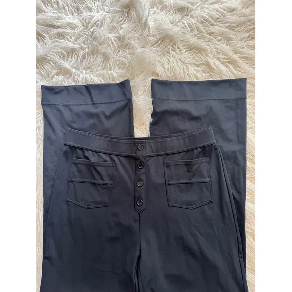 Halara DayStretch High Waisted Pockets Straight Leg Casual Pants Black Size XL - Image 6