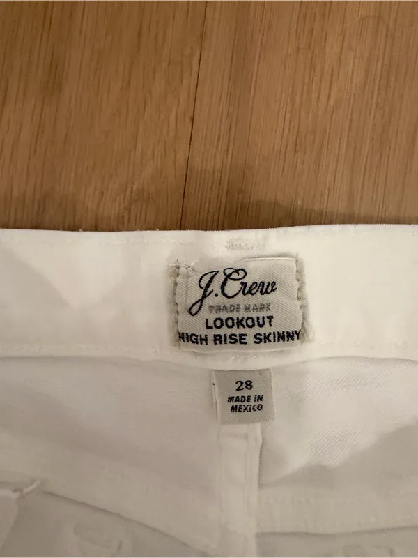 J. crew White High-Rise Skinny Jeans - Image 4