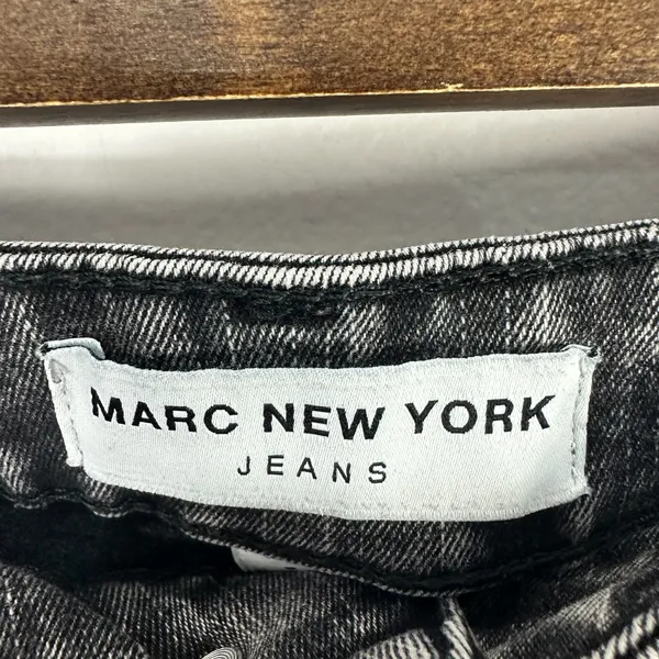 Marc New York Jeans Black Denim‎ Midi Skirt Womens 4 Quiet Luxury Clean Girl - Image 6