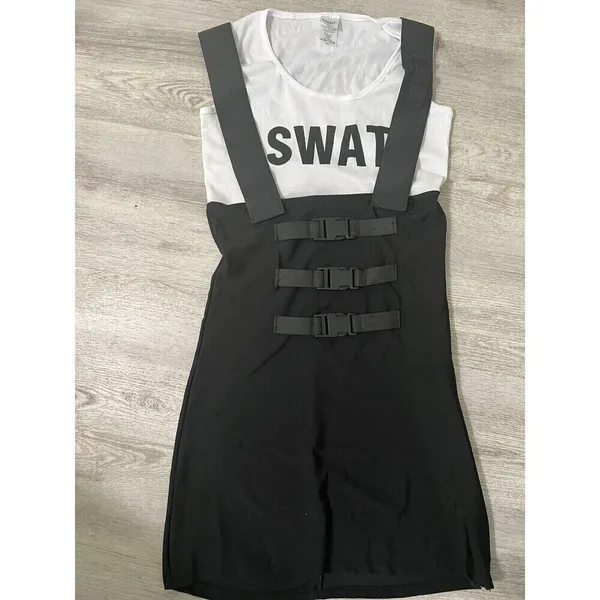 Leg Avenue Spirit Halloween Women's Halloween Costume SWAT Officer, S/M, New Without Tag - Image 8
