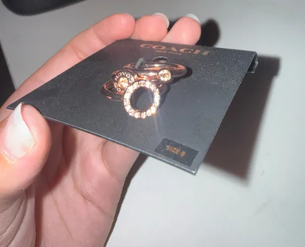Coach Rose Gold Rings - Image 2